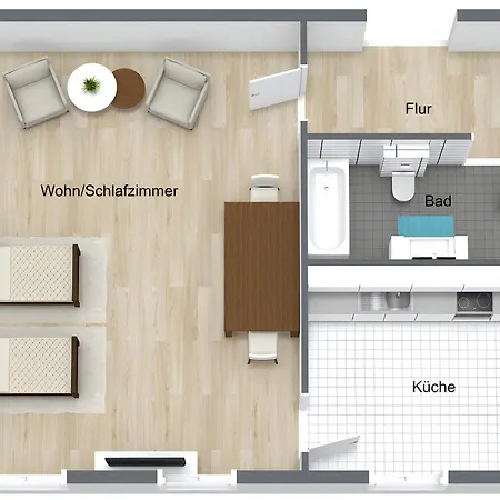 Appartement In Mitte *